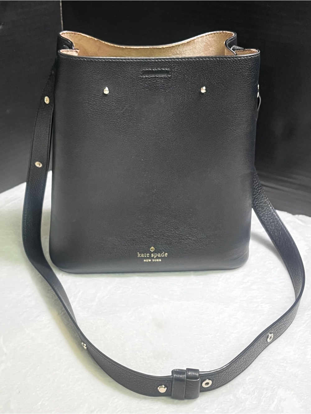 kate spade Large Marti Bucket Bag with Gold Accents